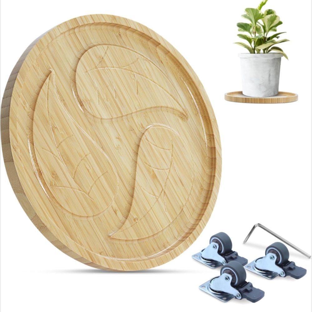 Hearth & Hunter 12" Rolling Plant Stand